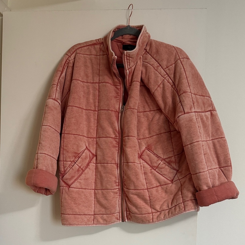 Forever 21 Pink Quilted Jacket